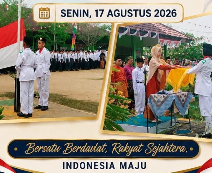 MTsN Singkawang Semarakkan HUT ke-81 Kemerdekaan RI dengan Upacara, Kreasi Seni, dan Aksi Peduli Lingkungan