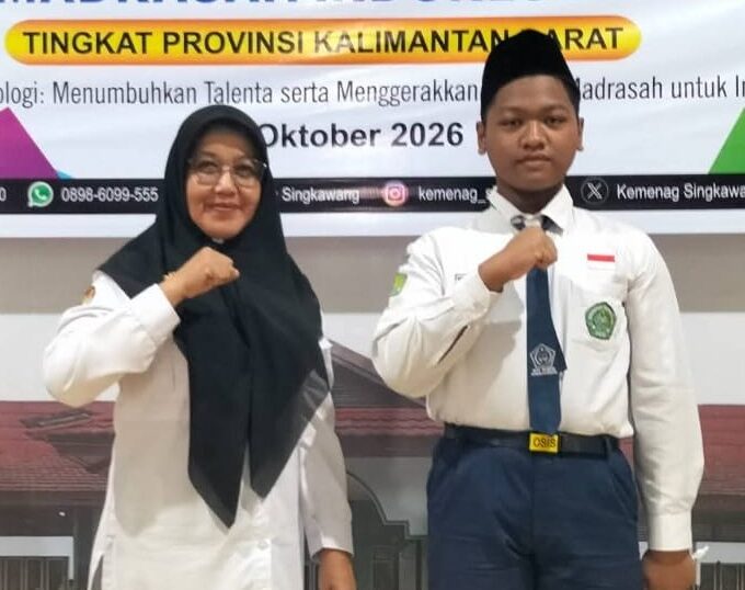 Torehkan Juara 1 IPS Tingkat Provinsi, Muhammad Syafiq Alifuddin Bawa MTsN Singkawang ke OMI Nasional 2026